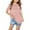 Pink, variant on Odeerbi Kids Boys Girls T-shirt Fashion Cute Round Neck Short Sleeve Cotton Top