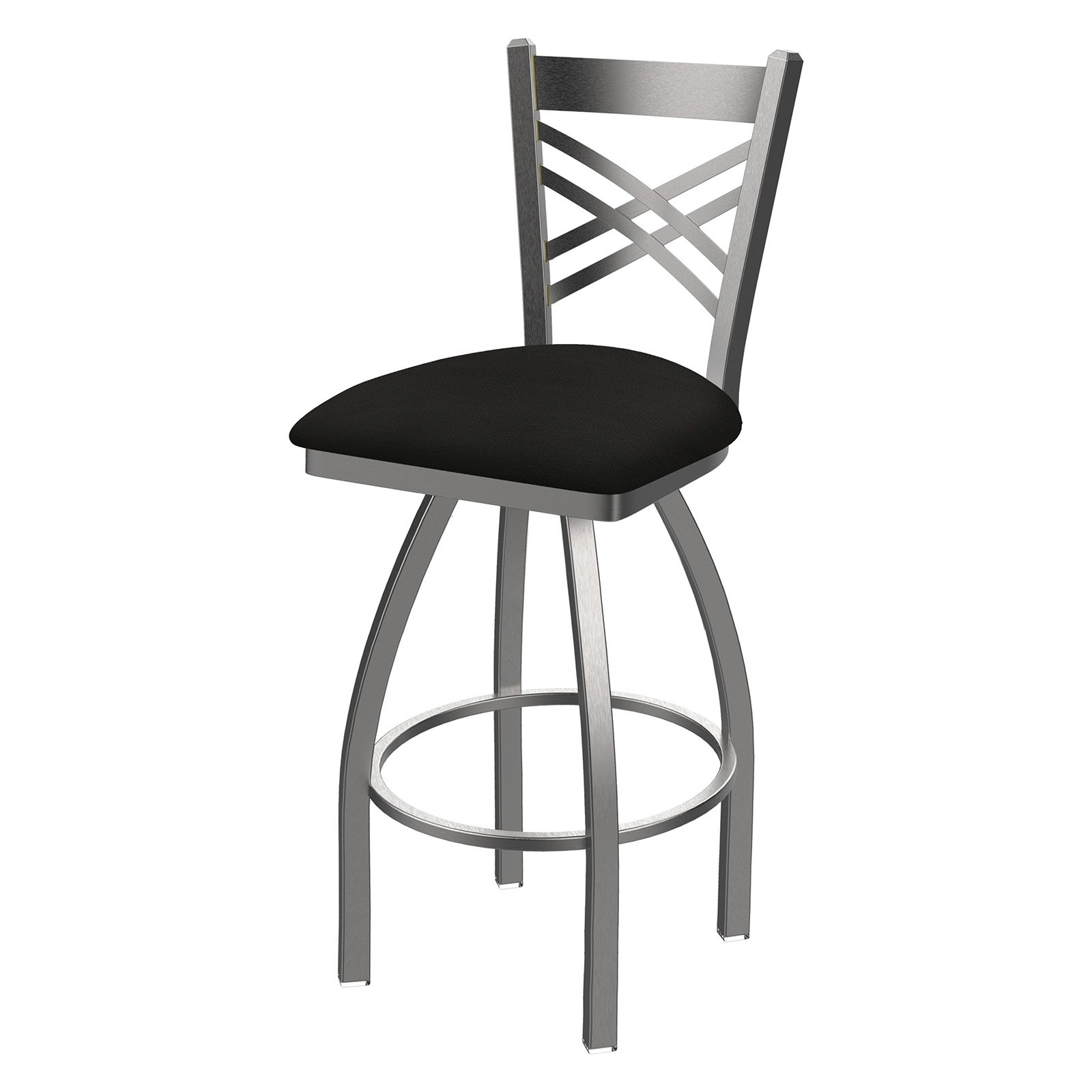 Holland Bar Stool Co Catalina 25 in. Cross Back Swivel Counter Stool