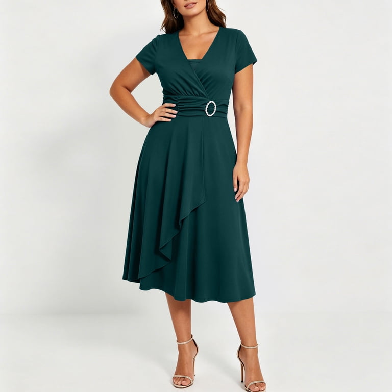 plus size formal wedding guest dresses Dress for Women Wedding Bridesmaid Maxi Party Ball Prom Gown Cocktail Dress YGroup_Kids A-Line Dress Color:Cloud Daisy Jacquard A.L.C. Alma Dress in For fall Designed for comfort and