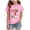 F4-Pink, variant on sdbrld Kids Merry Christmas T-Shirt Girls Cute Short Sleeve Tee for Fall Holiday Party and Xmas Gifts Pink Sizes 7-8 Years