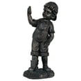 thumbnail image 5 of Northlight 18" Black & Bronze Boy with Cell Phone Solar Powered Outdoor Garden Statue, 5 of 6
