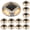 White+Warm White, variant on Solar Driveway Lights Dock Deck Lights ,2 Colors in 1 Led IP67 Waterproof Outdoor Warning Step Lights for Driveway Sidewalk Pathway (White/Warm White)