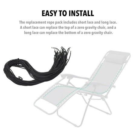 

Chair Rope Folding Elastic Recliner Replacement Rope Lounger Universal Lace for Garden Beach Relax