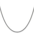 thumbnail image 3 of Auriga Fine Jewelry 14K White Gold 2.1mm Wheat Chain Necklace 16inch for Women, 3 of 6