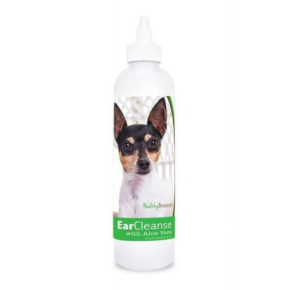 Healthy Breeds 840235197355 8 oz Toy Fox Terrier Ear Cleanse with Aloe Vera Cucumber Melon