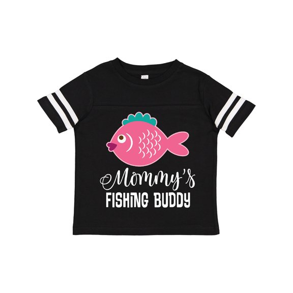 Inktastic Mommys Fishing Buddy Girls Girls Toddler T-Shirt