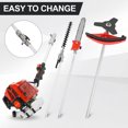 thumbnail image 6 of Floseru 52cc 2 Stroke Gas Hedge Trimmer, 5 in 1 Tool String Trimmer, Cordless Weed Wacker, Petrol Hedge Trimmers, Weed Eater Gas Powe with Multi Functional Trimming Tools, Powerful Brush Cutter, 6 of 11
