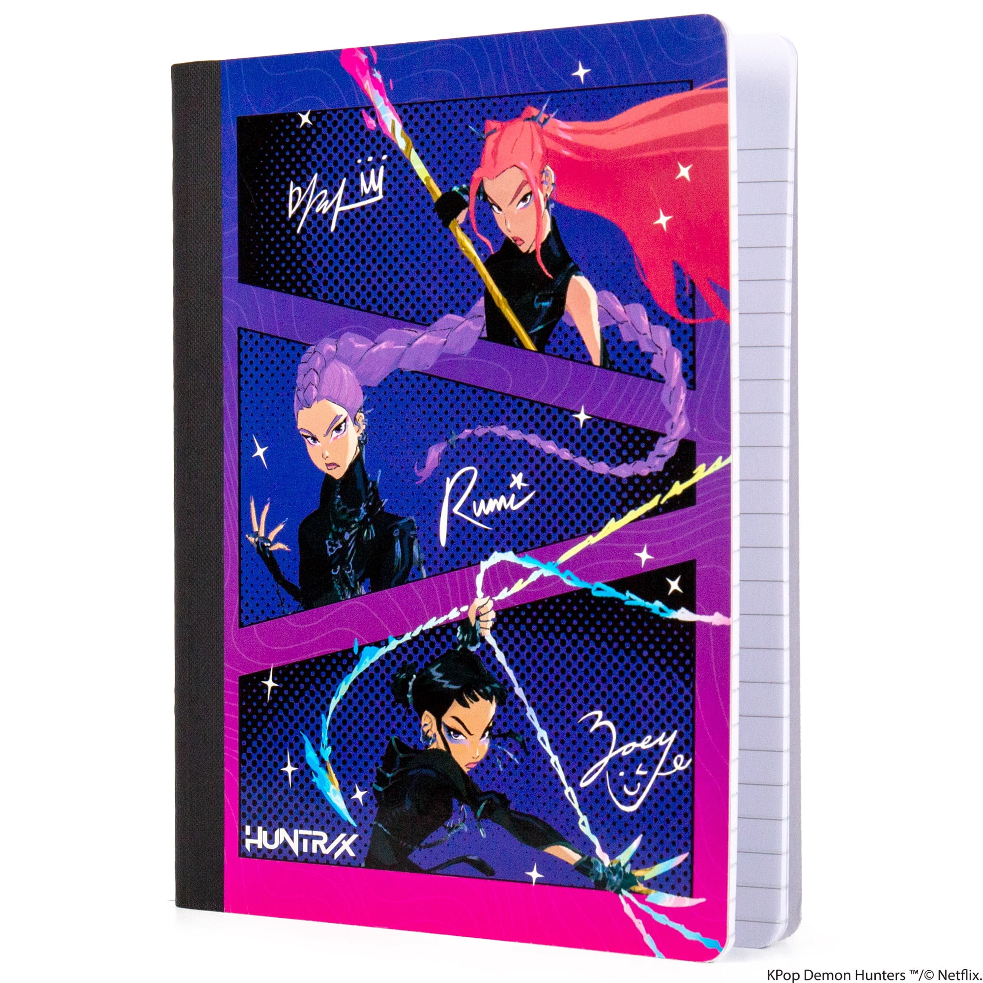 Netflix KPop Demon Hunters™ Composition Notebook, 80 Wide-Ruled Pages