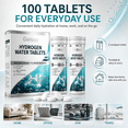 thumbnail image 5 of Getue Hydrogen Water Tablets,100 pieces of large packaging support, suitable for both men and women, meeting daily life needs, 5 of 9
