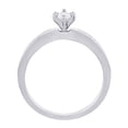 thumbnail image 3 of KATARINA Diamond Engagement Ring with Marquise Cut Center Stone and Matching Band in 14K White Gold (1/3 cttw) (GH, SI2-I1), 3 of 5