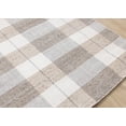 thumbnail image 3 of Rug Branch Contemporary Geometric, Plaid Cream Indoor Area Rug - 5' x 8', 3 of 8