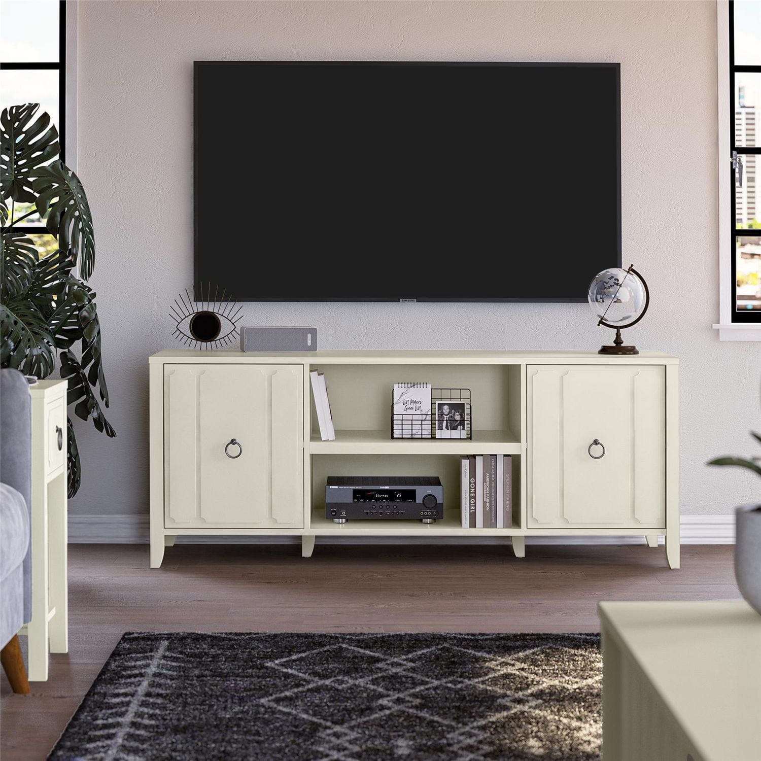 Novogratz Her Majesty TV Stand, White
