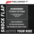 thumbnail image 3 of Polisport Motocross Motorcycles (MX) Rear Shock Flap for KTM EXC125/150/250/300, EXC-F250/350/450/500 (2023-2024) Dirt Bikes - High-Impact Resistance, Protects Shock from Debris - Black, 3 of 9
