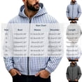 thumbnail image 3 of Abomasnow Men's Rain Jackets Plaid Full Zip Long Sleeve Waterproof Windbreaker Hooded Raincoat Casual Lightweight Jackets with Pockets for Travel Hiking Running Fishing XS-2XL, 3 of 9