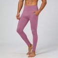 thumbnail image 4 of IWRICH Compression Pants for Men Leggings Sports Gym Cool Athletic Tights Base Layer for Running Football Basketball Yoga Pink XL, 4 of 6