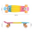 thumbnail image 2 of WAYMAX 27 Inch Cruiser Skateboard with LED Light Up Wheels for Beginners and Adults, 2 of 7