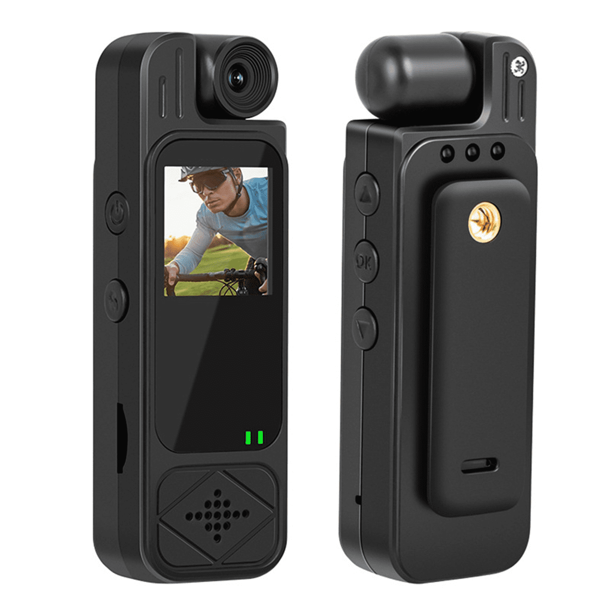 2X 1080P HD Mini Camera Digital Video Recorder Body Camera with Infrared Night Vision Compact Sports DV Camcorder