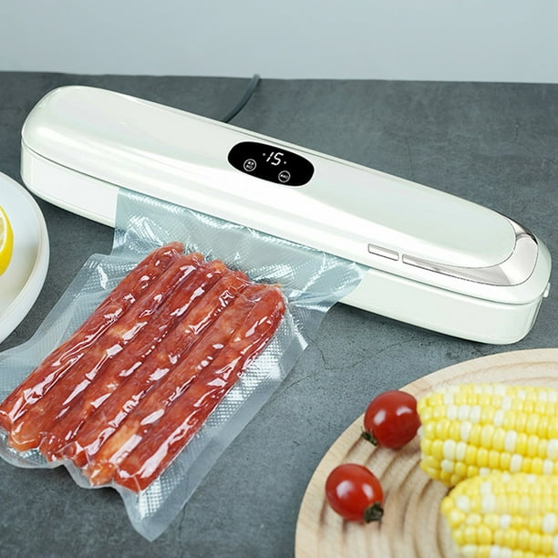 Máquina de envasado al vacío FLhrweasw potente sellador al vacío de alimentos eléctrico verde