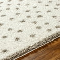thumbnail image 6 of BoutiqueRugs Chaia Contemporary Area Rug - Off White, Eggplant, Dusty Sage - 18" x 18" Sample, 6 of 6