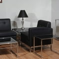 thumbnail image 2 of OSP Home Furnishings Wall Street Single Armchair RAF. Black Faux Leather., 2 of 5