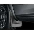 thumbnail image 1 of Weathertech Flap de Boue 110011 à Ajustement Direct; Lot de 2; Contour; Sans Logo; Noir; Thermoplastique; Système de Fixation à Rotation Rapide, 1 of 5