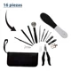 thumbnail image 2 of Juego Pedicure Manicure Corta Uñas Alicate Profesional Negro, 2 of 8