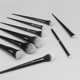 thumbnail image 4 of Juego de brochas de maquillaje 9 piezas MACHAO negras Kabuki sombra de ojos corrector delineador, 4 of 4