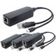 thumbnail image 1 of Divisor PoE de 5 V (paquete de 4), adaptador de 48 V a 5 V, 2,4 A, con conector micro-USB, 1 of 7