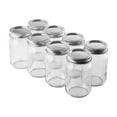 thumbnail image 1 of Frascos de vidrio tipo mason FastRack de 473 ml, paquete de 8, con tapas herméticas, 1 of 5