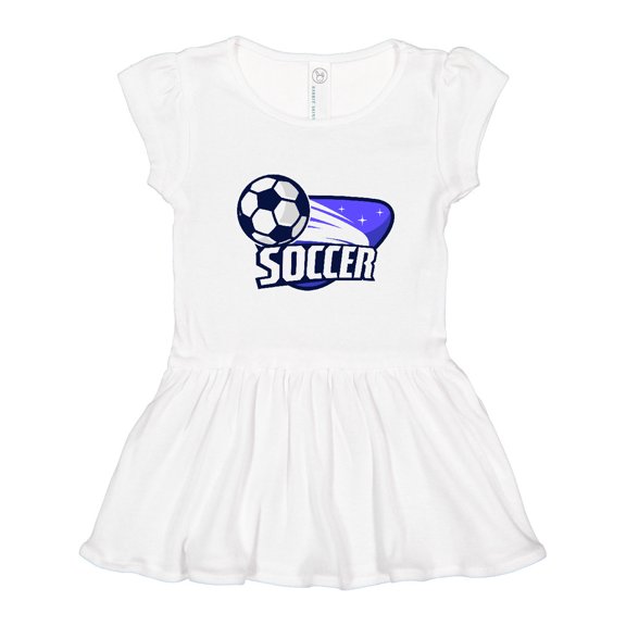 Inktastic Soccer Stars Girls Toddler Dress