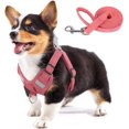 thumbnail image 1 of Arnés para perros de tela de gamuza suave al tacto, chaleco para mascotas, arnés reflectante ajustable que no tira para cachorros, perros pequeños y medianos, 1 of 8