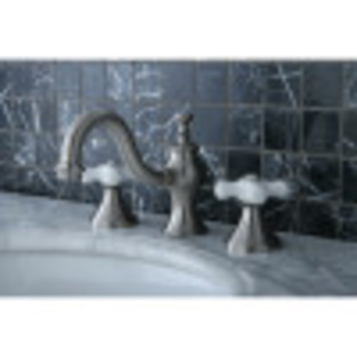 Kingston Brass KC7168PX 8 in. Widespread Bathroom Faucet, Brushed Nickel
