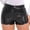p1108Black381, variant on MEZZALL Women High Waist Leather Shorts Button Zipper Closure Slim Fit PU Short Shorts Club Streetwear Bottoms, S