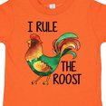 thumbnail image 4 of Inktastic Farmer I Rule the Roost Rooster Boys or Girls Toddler T-Shirt, 4 of 5