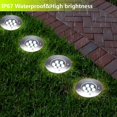 thumbnail image 5 of GOCuces Iluminación LED para exteriores, 7 W, 6 pulgadas, luces empotradas en el suelo, voltaje de línea 110 V, 120 V, alto brillo, blanco, 6500 K, iluminación LED impermeable, luz exterior de la casa, 5 of 5