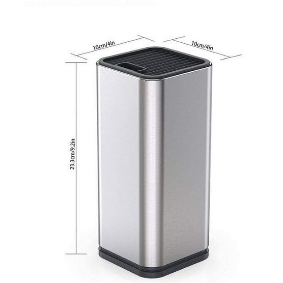 Knife Block Storage Stand Holder Stainless Steel 12 Slots Without Knives Kitchen Safe