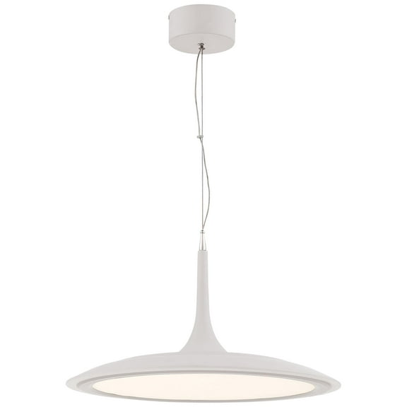 George Kovacs Hover 19" Wide Matte White LED Pendant Light