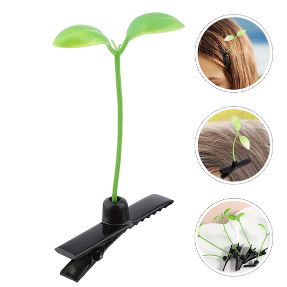 TAILTOSS Plastic Hair Clips 60Pcs Bean Sprout Shape Styling Accessory for Women and Girls