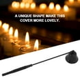 thumbnail image 3 of LYUMO 1Pcs Fashion Stainless Steel Bell Shaped Candle Snuffer Wick Trimmer Cover Hand Tool, Bell Shaped Candle Snuffer,Candle Cover, 3 of 8