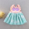 thumbnail image 3 of WIBACKER 1-4T Princess Dress Up Aprons Dress for Toddler Girls, Kids Waterproof Mess Play Clothes, Halloween Costume, 3 of 9