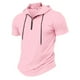 thumbnail image 2 of pstuiky Camisa de manga corta para hombre, Camiseta de manga corta con solapa desgastada para hombre, estilo europeo y americano, color liso camisas casuales para hombre xxxl, 2 of 4