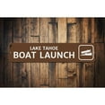 thumbnail image 1 of Boat Launch Lake Novelty Decor, Metal Wall Sign - 4x18 Inches, 1 of 4