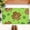 Clover-C, variant on Lucky Clover Welcome Mat Leopard Print Clover Door Mats Thick Four Leaf St.Patricks Car Bath Mats Green Non Slip Outside Floor Mat Rug for Outdoor Indoor