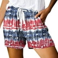 thumbnail image 2 of BJUTIR Womens Shorts For Summer Casual Drawstring Shorts Elastic Belt Shorts Pockets, 2 of 4
