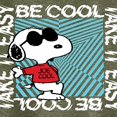 thumbnail image 3 of Peanuts - Be Cool, Take It Easy - Snoopy - Juniors High Neck Tank Top, 3 of 6