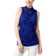 thumbnail image 1 of INC Blusa de punto bordada para mujer, azul, mediana I-N-C Tejer, 1 of 1