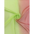 thumbnail image 3 of INSPIRE CHIC Women's Scarf Chiffon Silky Gradient Color Lightweight Long Wrap Shawl Rose Light Green, 3 of 7