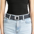 thumbnail image 5 of Buckle-Down Belt, Seatbelt Buckle Belt, Black Panel, 30 to 44 Inches, 5 of 9
