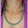 thumbnail image 2 of Auras by Osiris | Handmade Green jade Aventurine crystal Necklace - Genuine Gemstone Beaded Mala |Heart Chakra, Healing, Luck, Prosperity Choker - Jewelry Gift for Mens, Womens, Girls, 2 of 5