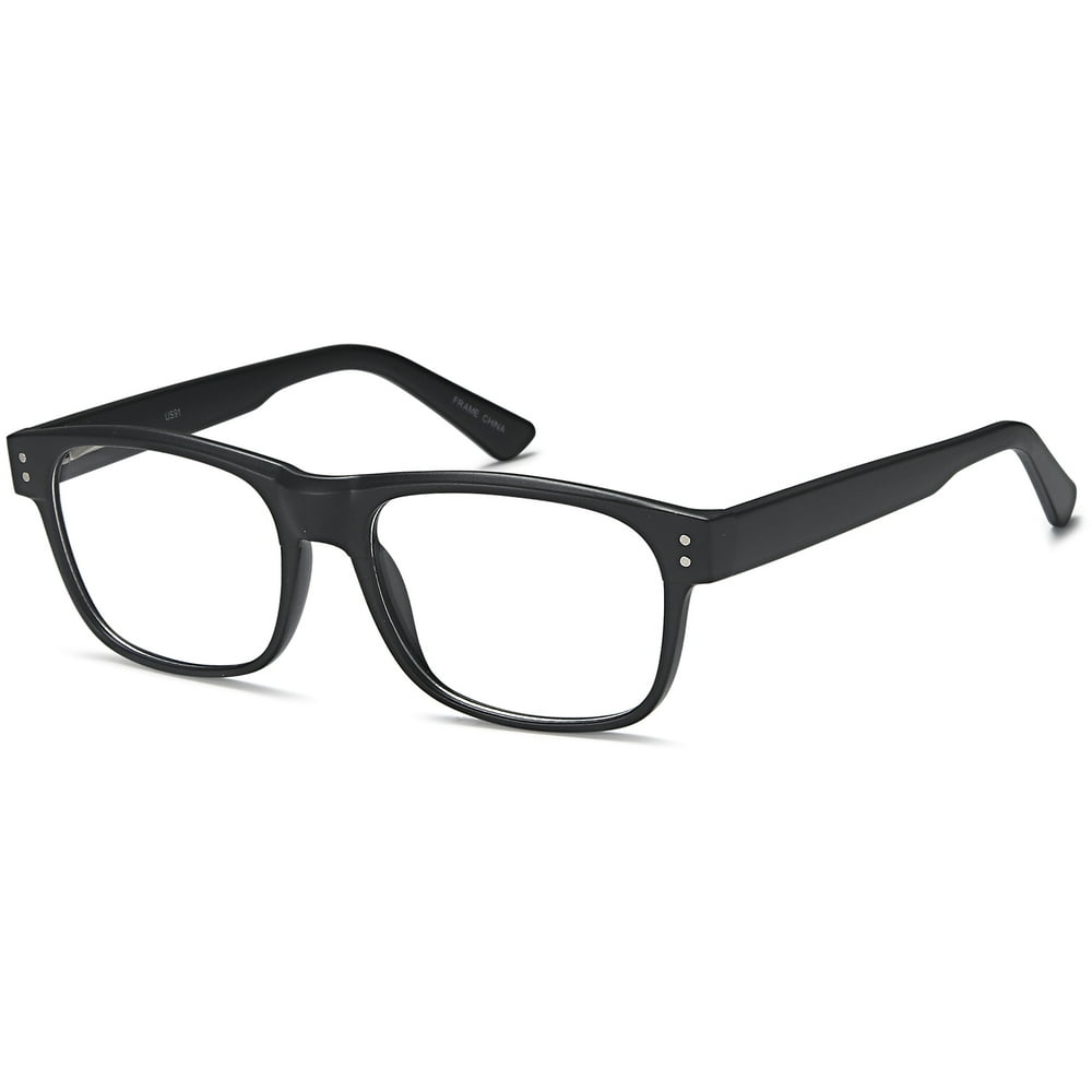 Men's Eyeglasses 57 19 155 Black Plastic